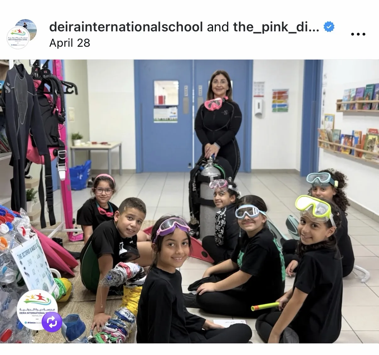 Rania mentoring students in an educational setting